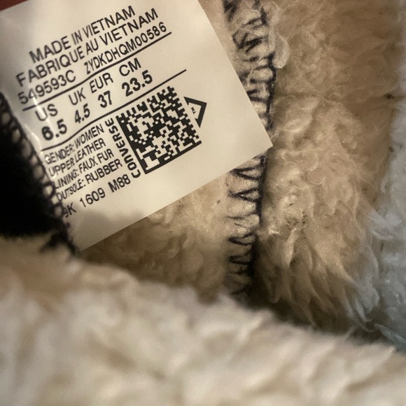 Converse Faux Fur High Tops - Picture 11 of 11